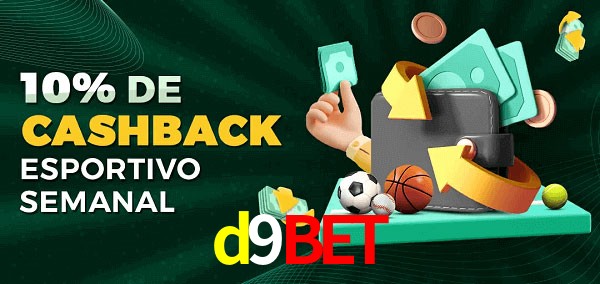 10% de bônus de cashback na d9bet